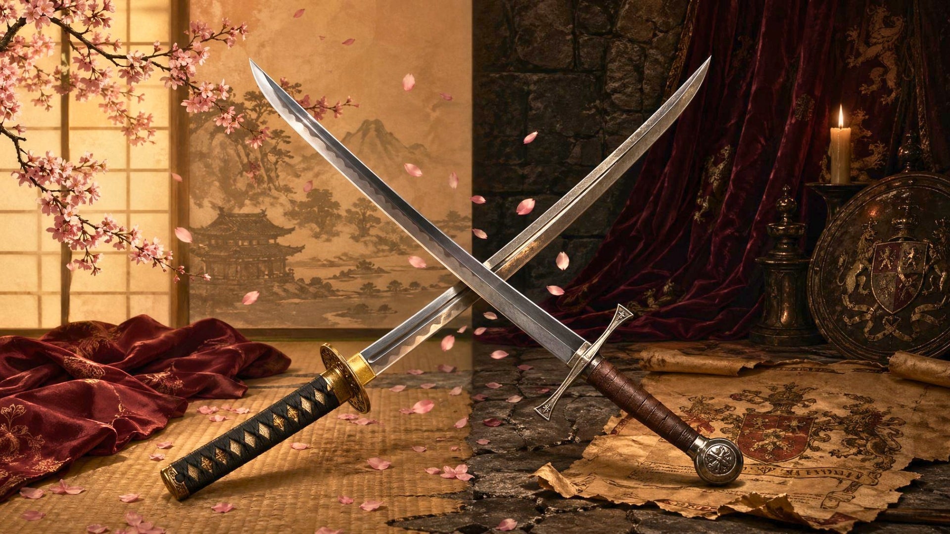 Katana vs Longsword The Ultimate East vs West Comparison