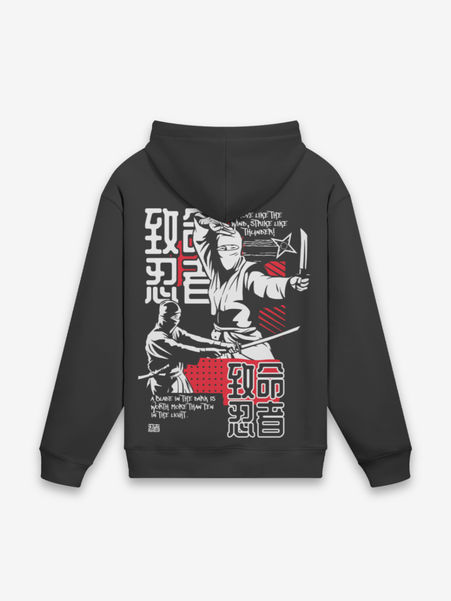 Ninja Black Hoodie
