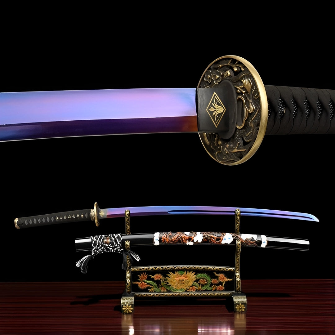Purple Blade Katana, Elegance and Power in a Unique Violet Hue