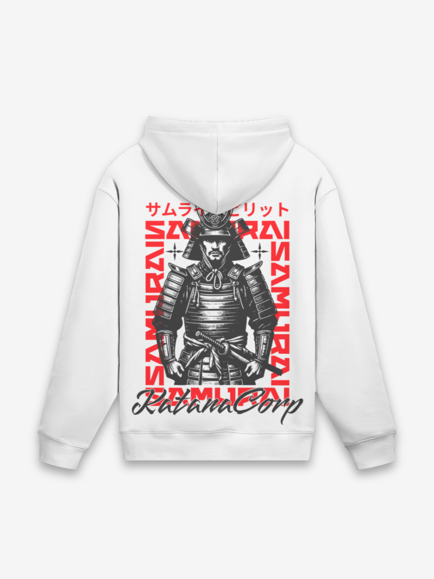 Samurai Corp White Hoodie