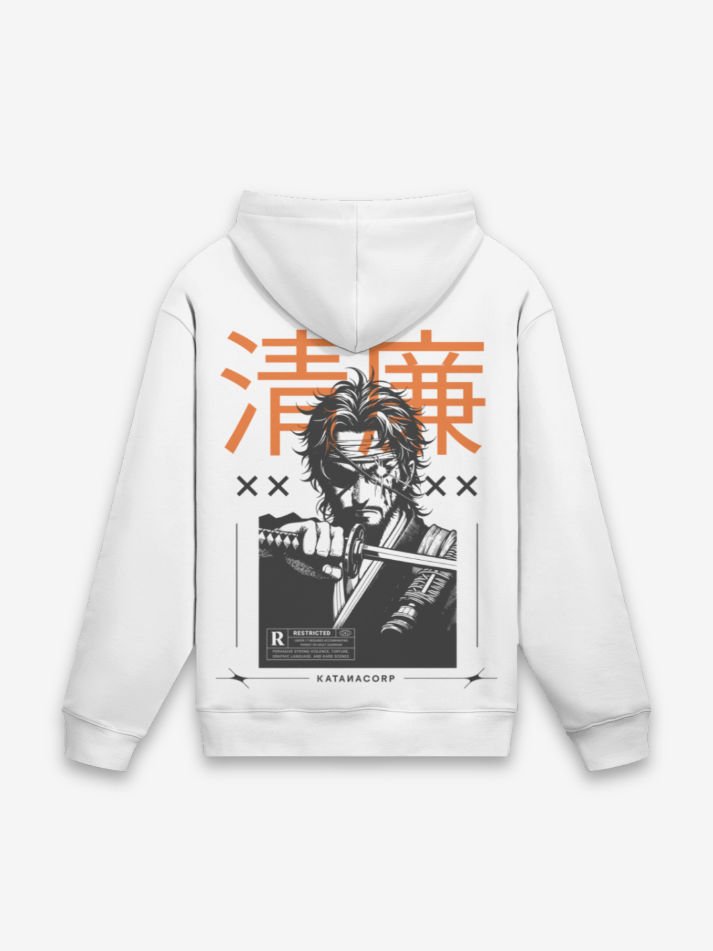 The Samurai White Hoodie