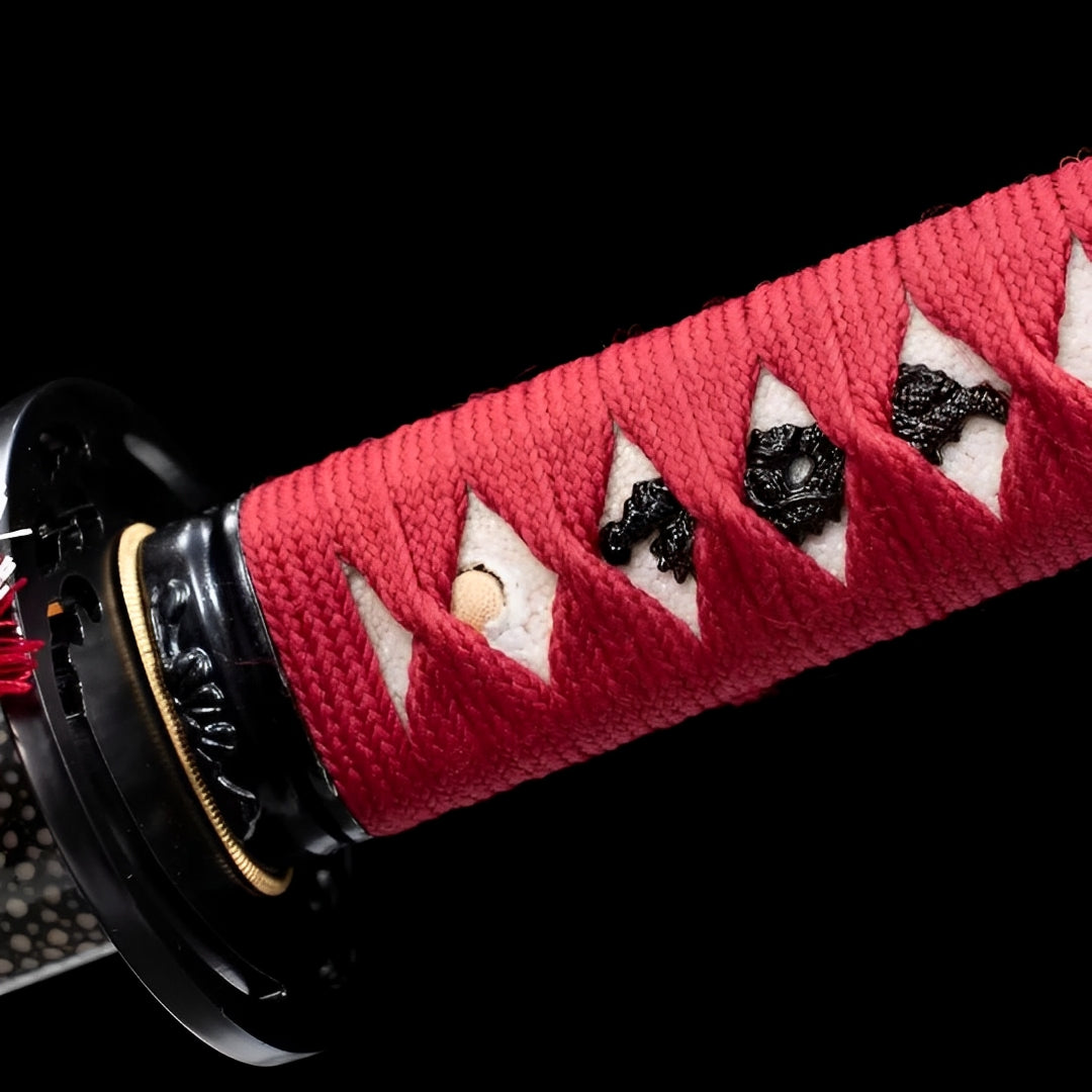Akagane Katana (T10 Steel, Genuine Hamon & Ray Skin) - 赤金