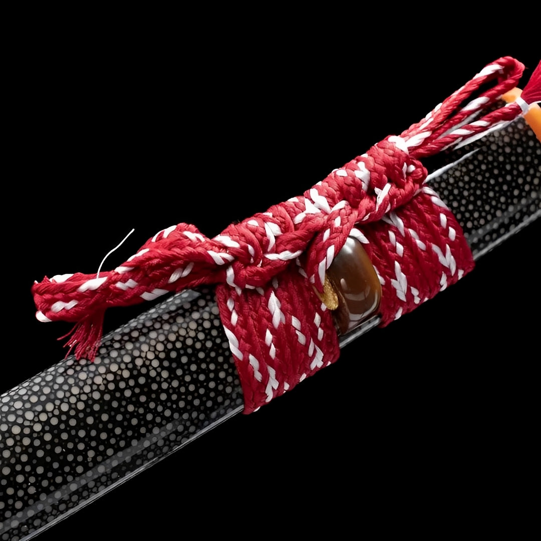 Akagane Katana (T10 Steel, Genuine Hamon & Ray Skin) - 赤金