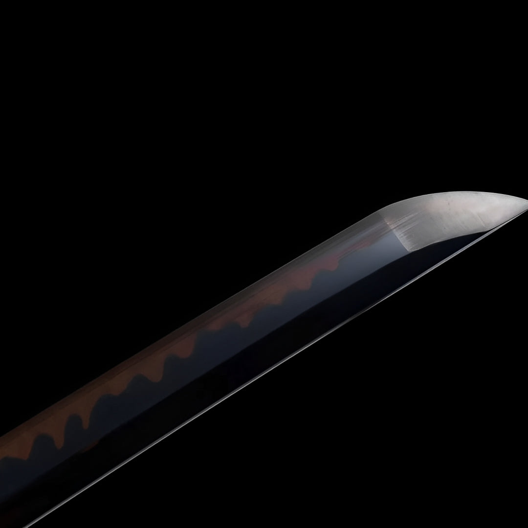Akagane Katana (T10 Steel, Genuine Hamon & Ray Skin) - 赤金