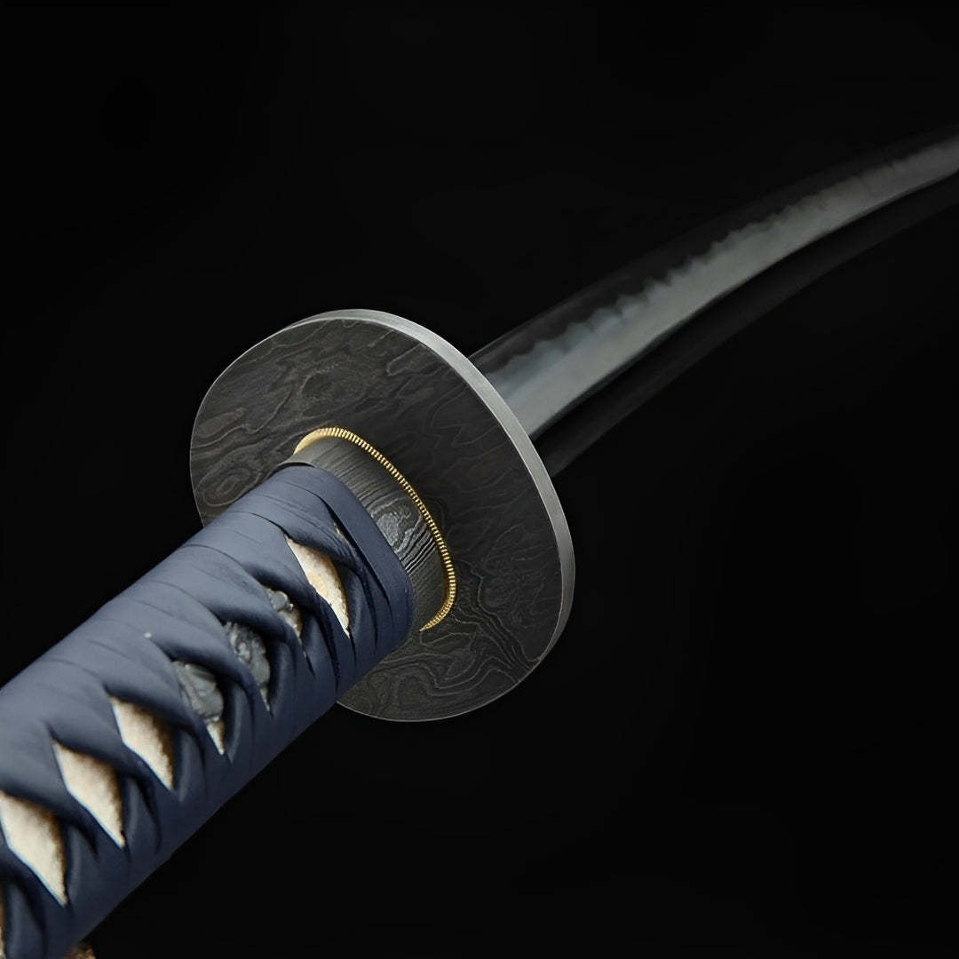 Atsu Katana (Damascus Steel & Genuine Hamon) - 竜巻