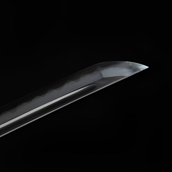 Atsu Katana (Damascus Steel & Genuine Hamon) - full set on display