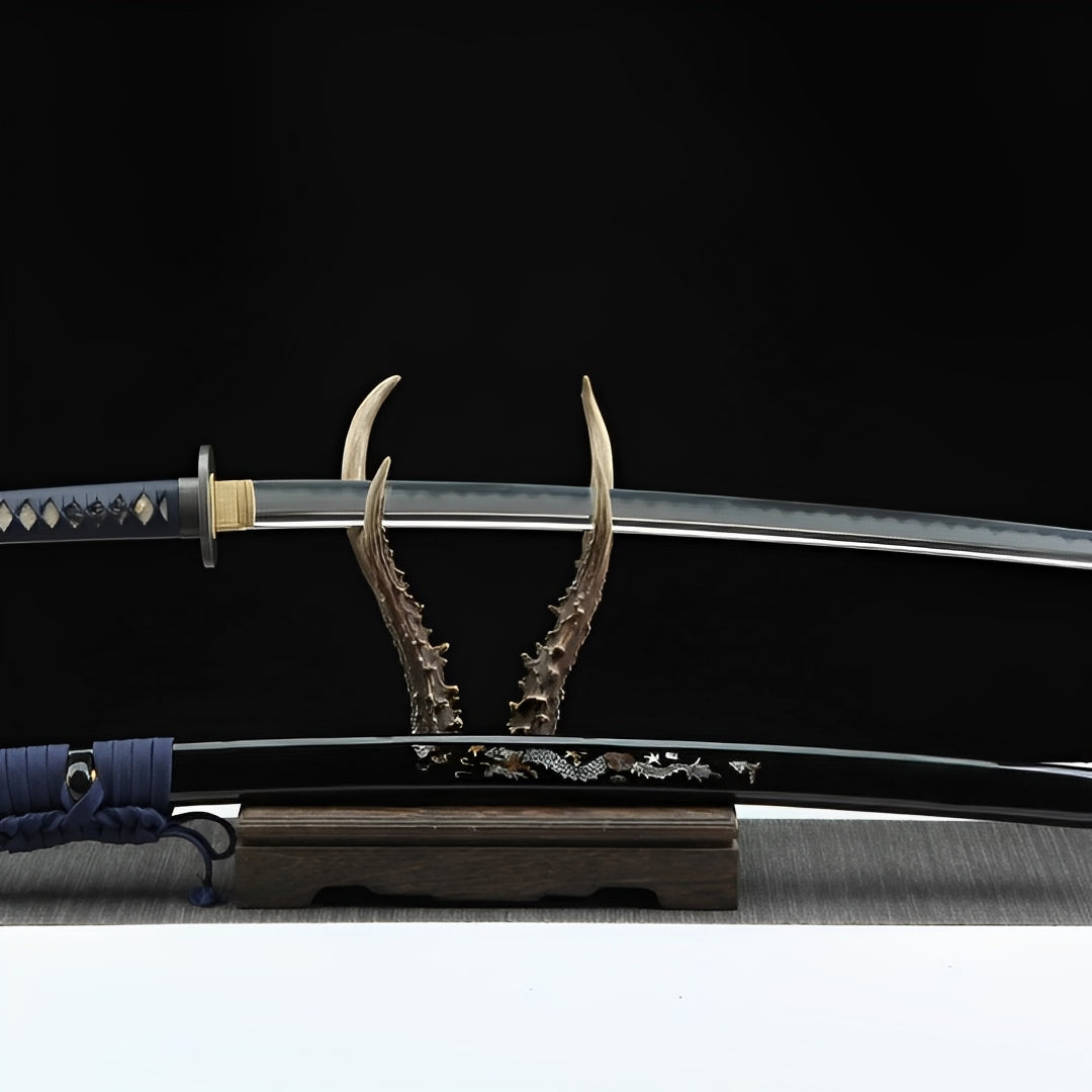 Atsu Katana (Damascus Steel & Genuine Hamon) - 竜巻