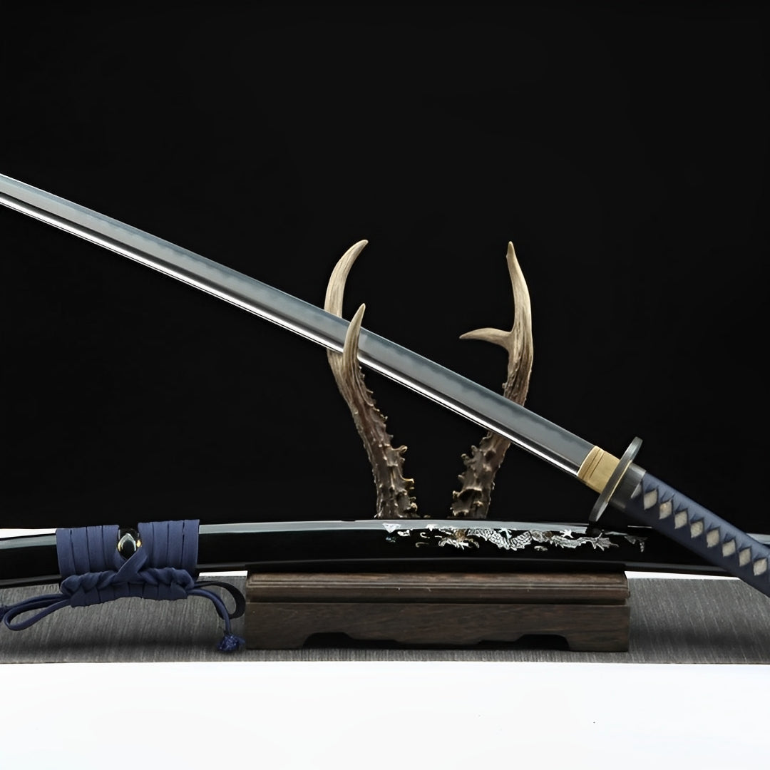 Atsu Katana (Damascus Steel & Genuine Hamon) - 竜巻