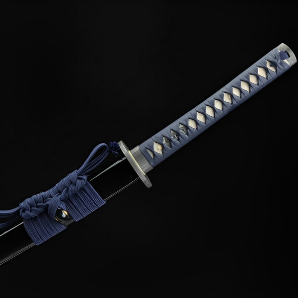 Atsu Katana (Damascus Steel & Genuine Hamon) - blade detail