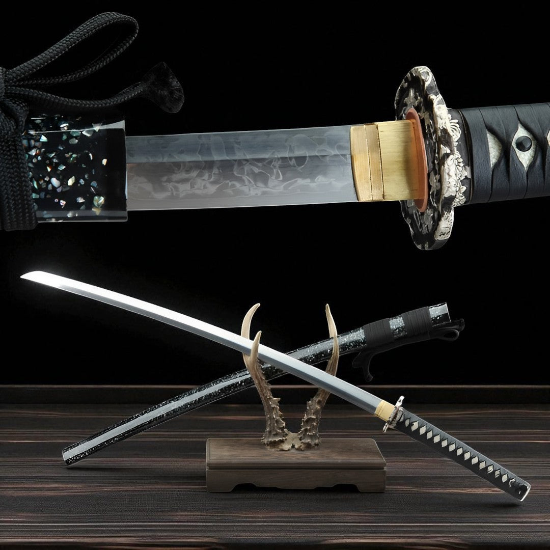 Ginkai Katana (T10 Steel & Genuine Hamon HITATSURA) - 霧雷