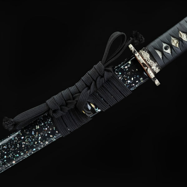 Ginkai Katana (T10 Steel & Genuine Hamon HITATSURA) - blade detail