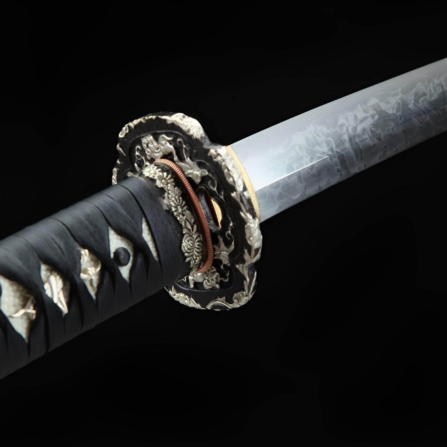 Ginkai Katana (T10 Steel & Genuine Hamon HITATSURA) - 霧雷