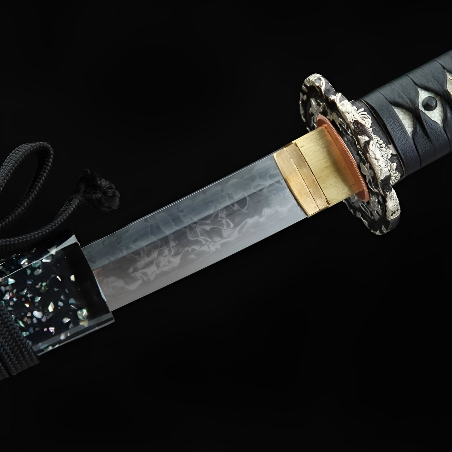 Ginkai Katana (T10 Steel & Genuine Hamon HITATSURA) - 霧雷