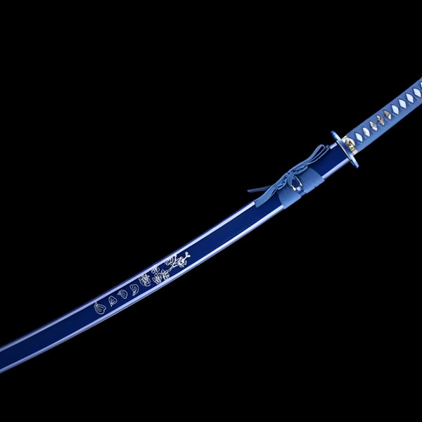 Hana Sakura Katana - full set on display