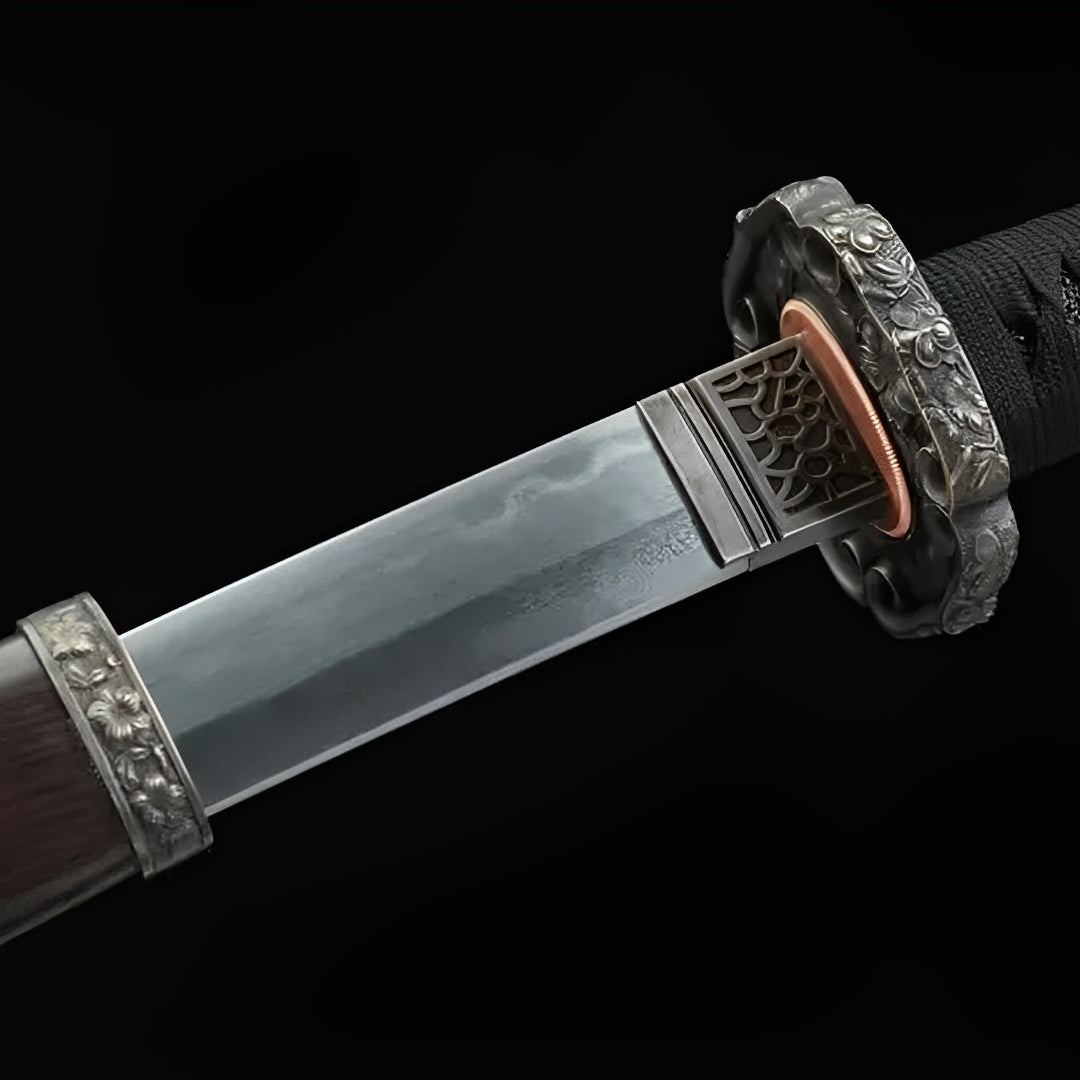 Hanachi Katana (Damascus Steel & Genuine Hamon) - 花道