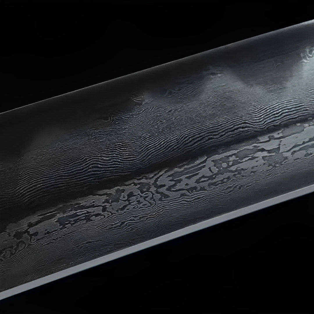 Hanachi Katana (Damascus Steel & Genuine Hamon) - 花道