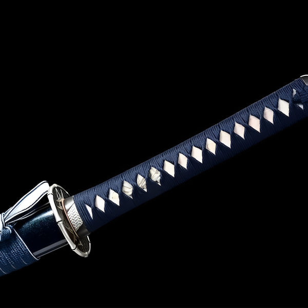 Kumo Katana (T10 Steel & Hitatsura Hamon) - blade detail
