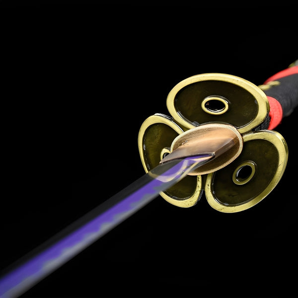 Black Enma Katana - blade detail