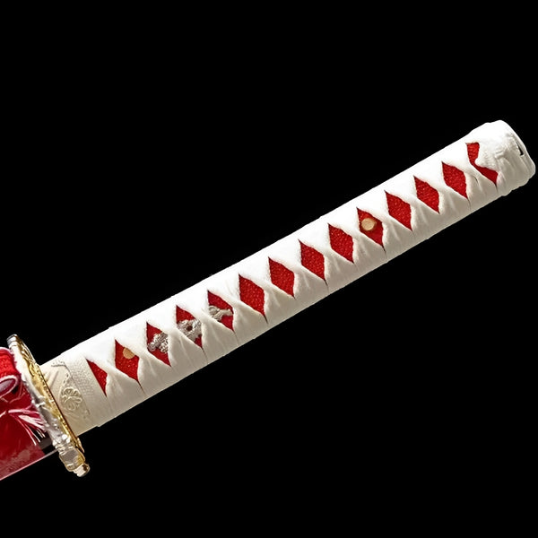 Red Blade Katana - handle and fittings