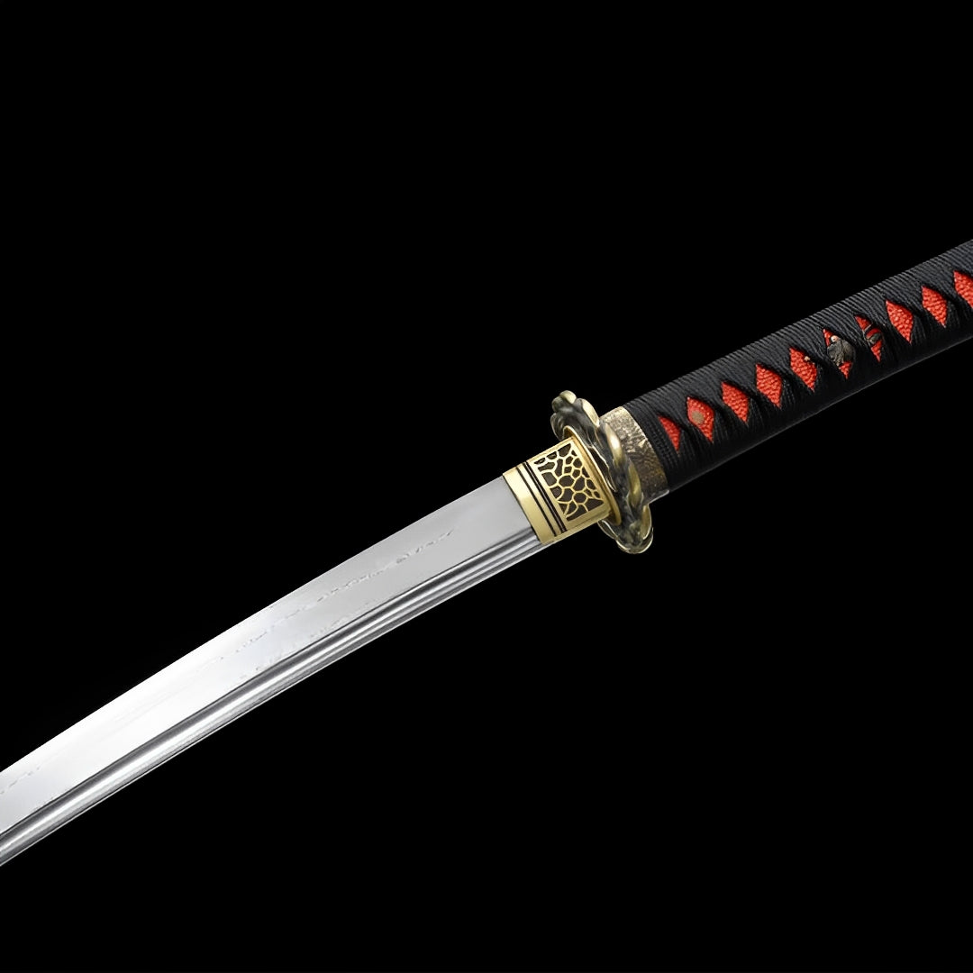 Shinku Wakizashi (Damascus Steel) - 真紅の