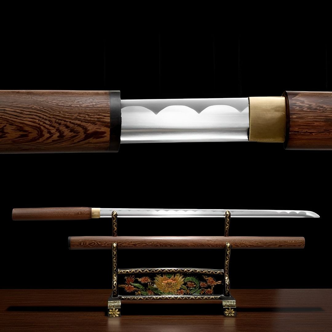 The Shinzen Ninjato in carbon steel