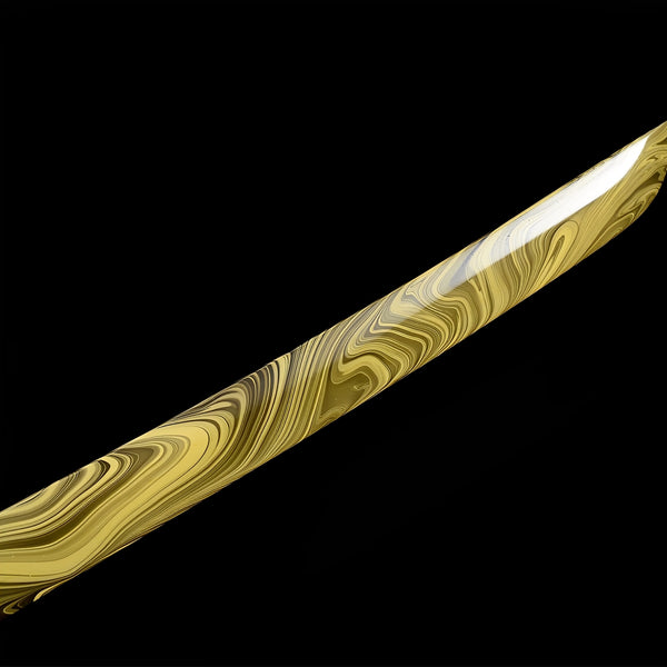 Molten Gold Katana - blade detail