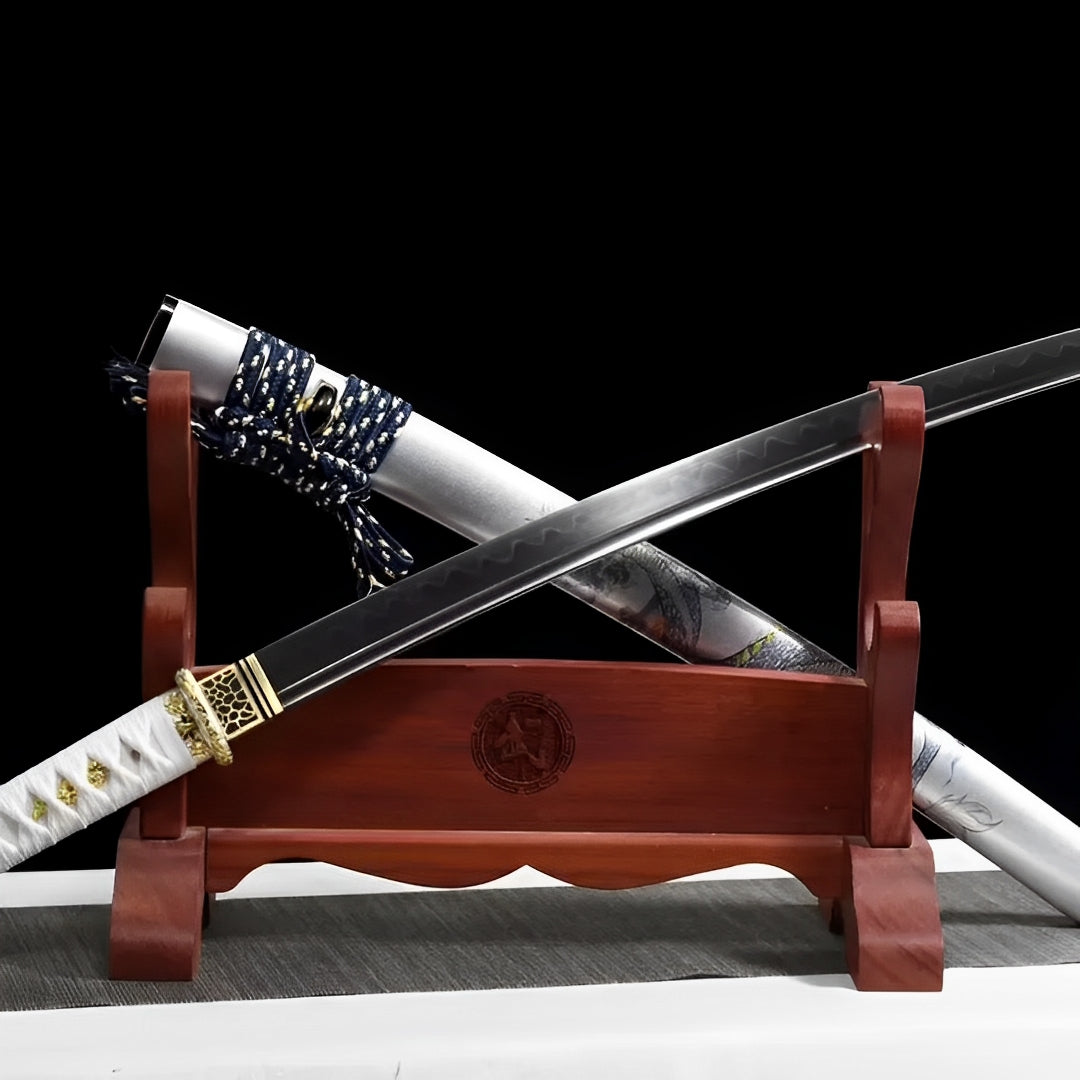 Tsukihana Wakizashi (T10 Steel) - 月華