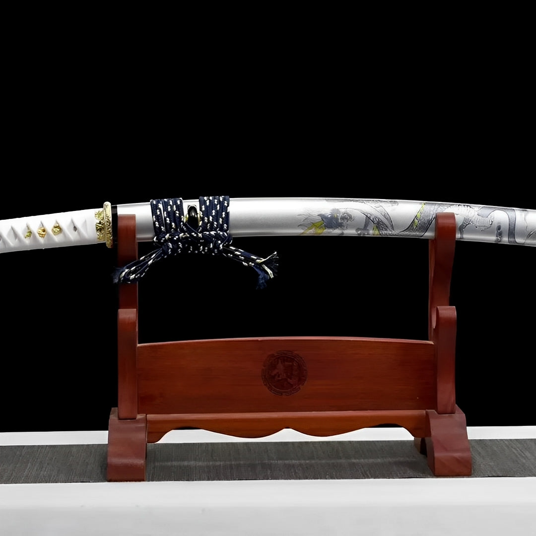 Tsukihana Wakizashi (T10 Steel) - 月華
