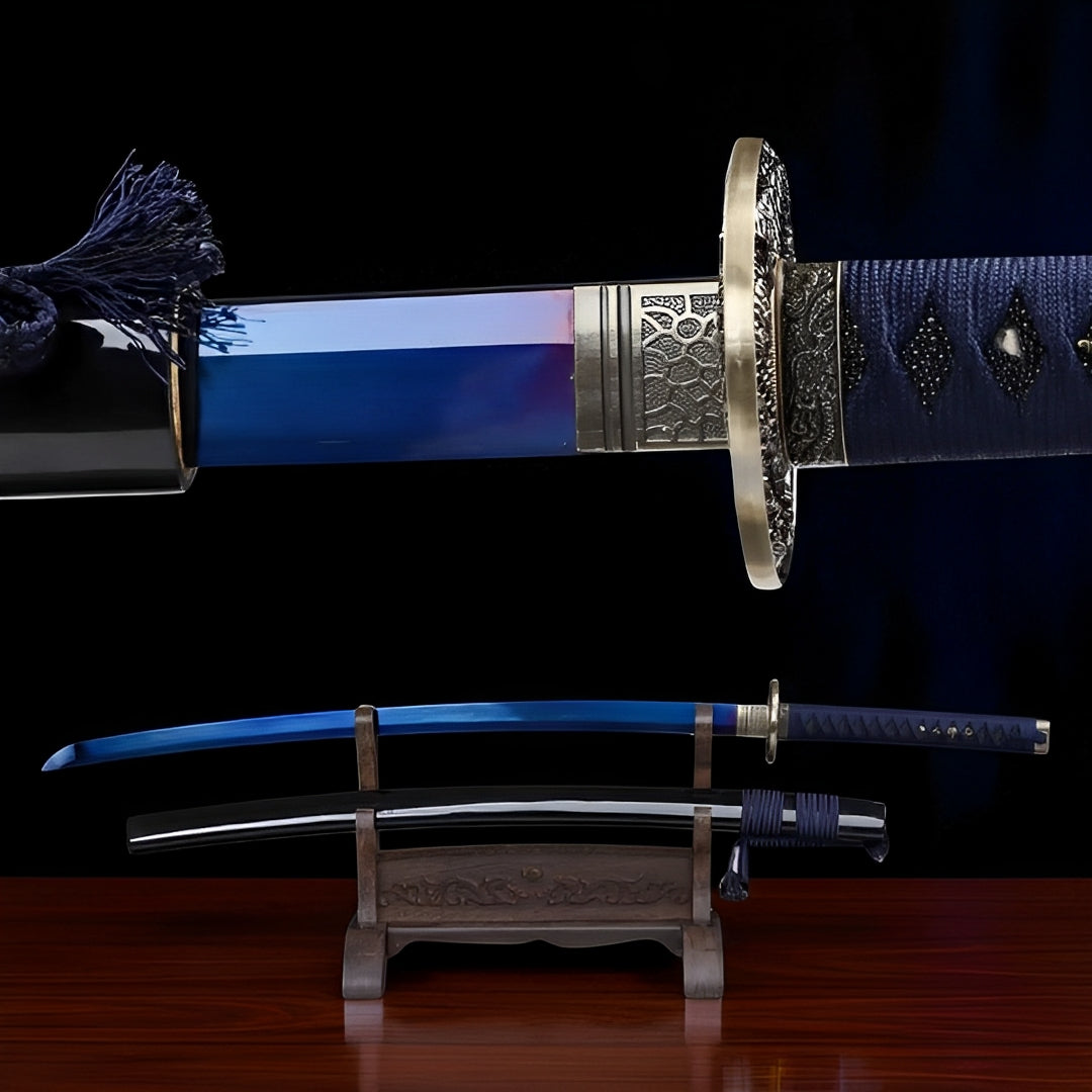 Wield the might of the Blue Dragon Katana, a sword of power and grace