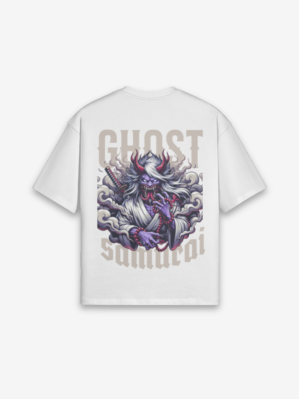 Ghost Samurai White T-Shirt