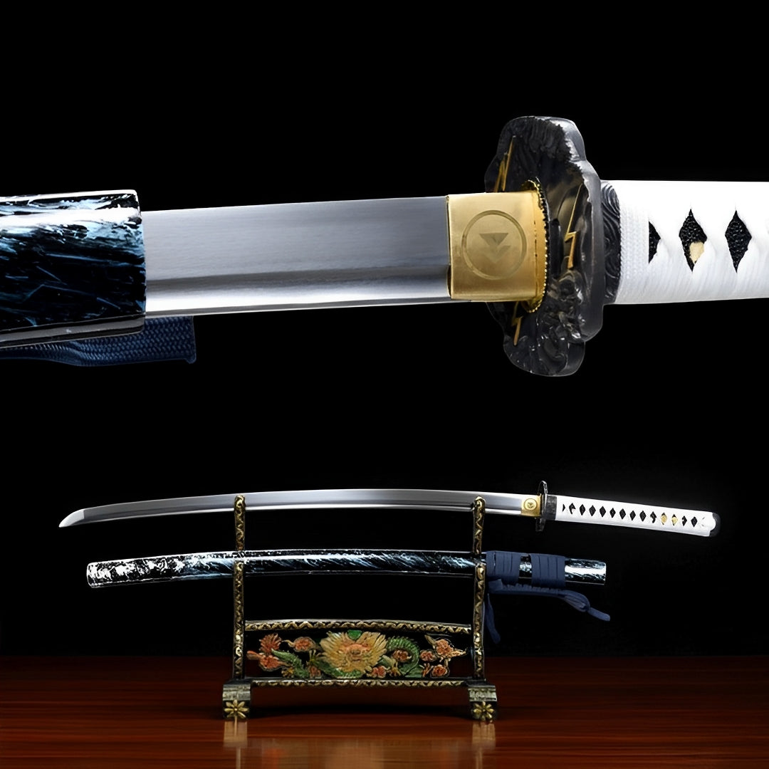Channel the spirit of Jin Sakai with this Ghost of Tsushima Katana replica