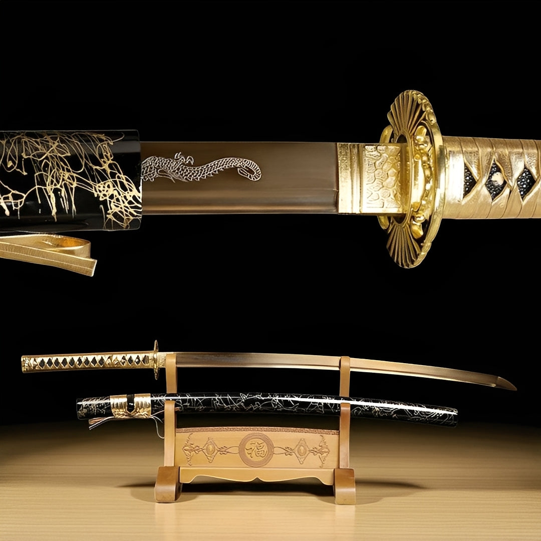 Gold Katana Sword