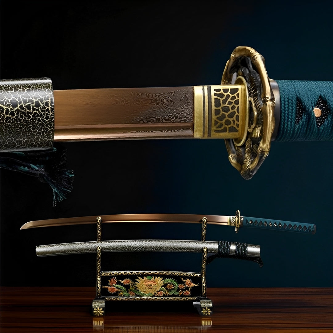 With the Harugasumi Katana, elegance meets spring's renewal in a blade of golden serenity