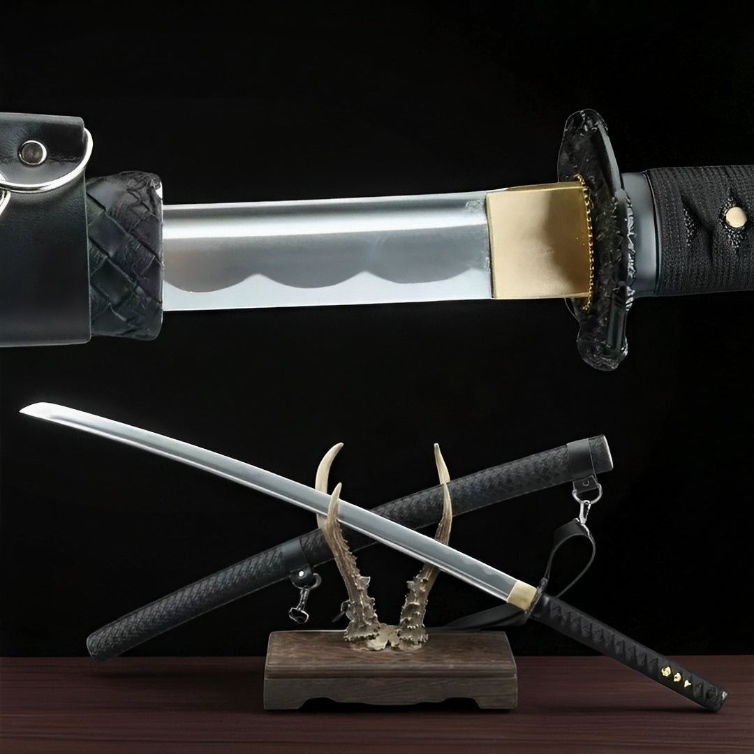Experience the discreet power of the Kokuga Katana in modern bushido style