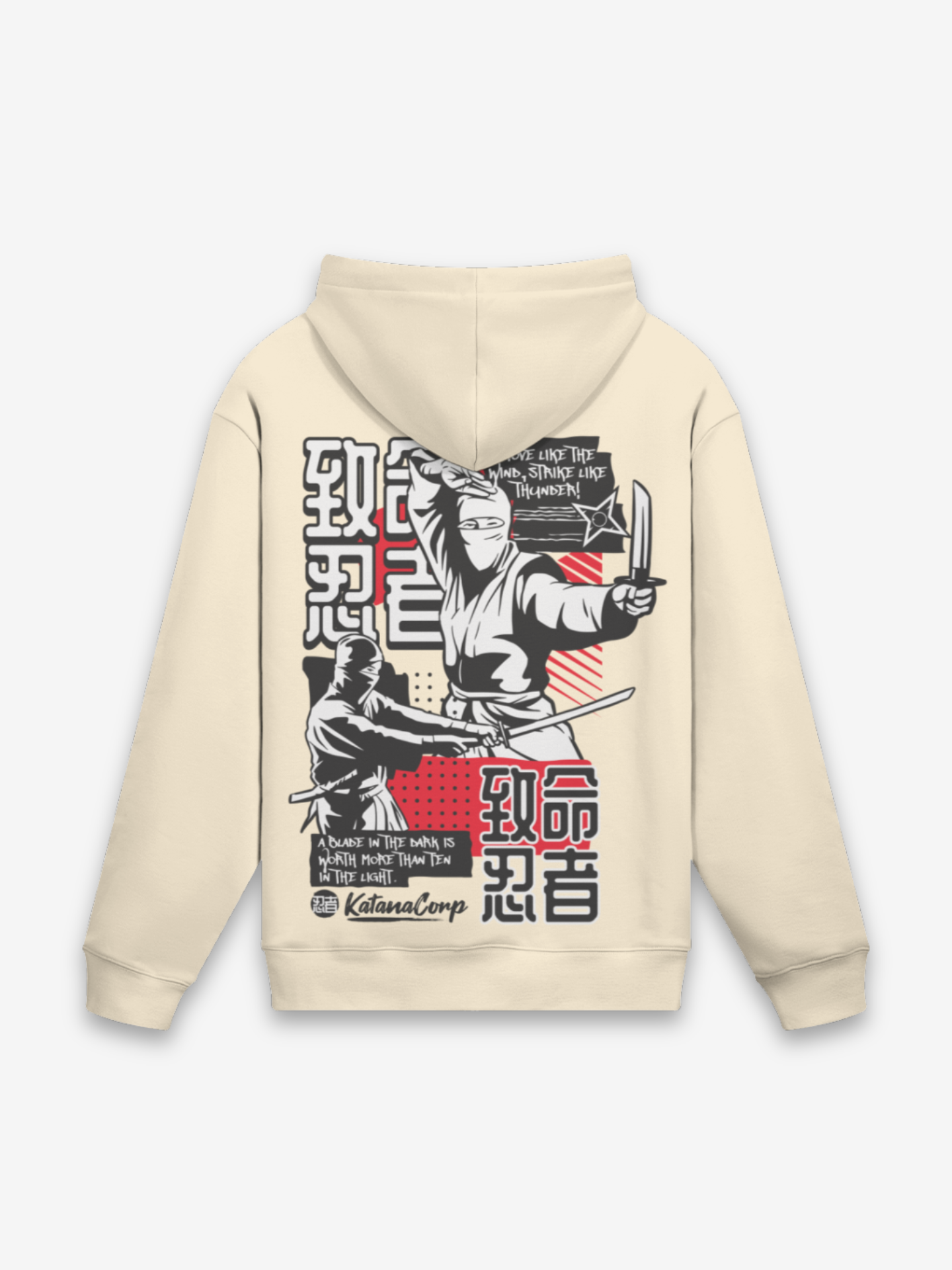 Ninja Beige Hoodie