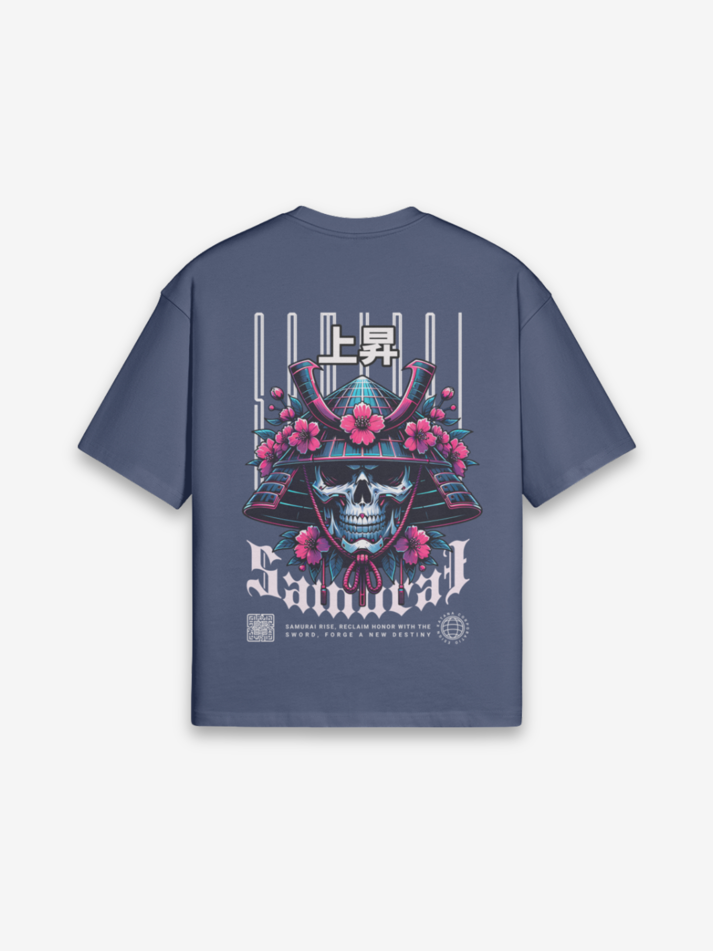 Samurai Head Slate T-Shirt