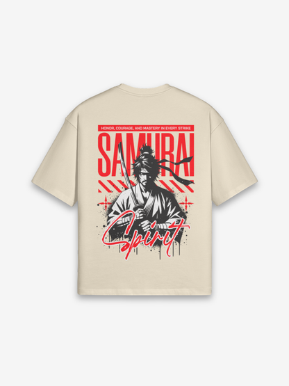 Samurai Spirit Beige T-Shirt