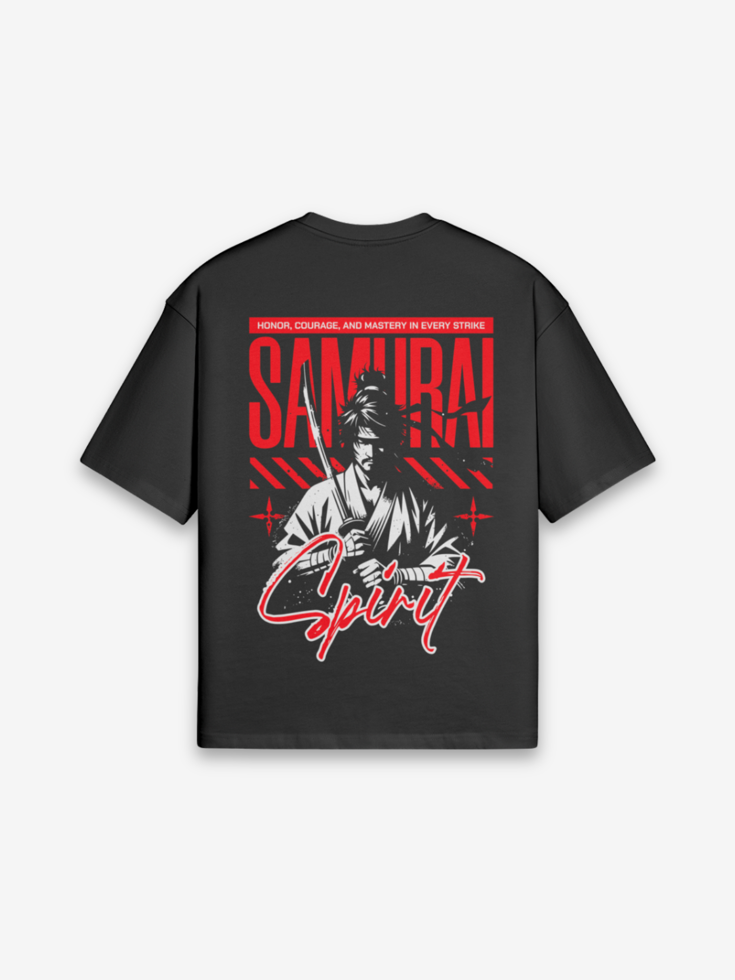 Samurai Spirit Black T-Shirt