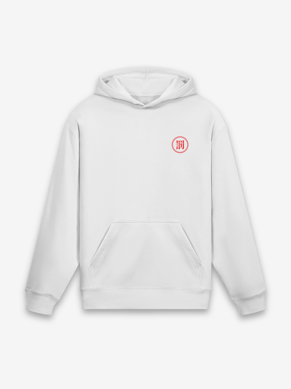 Punishment Samurai Hoodie - full set on display