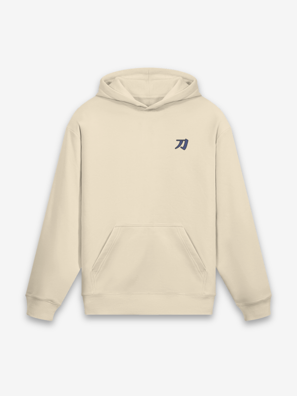 Vintage Samurai Hoodie - full set on display