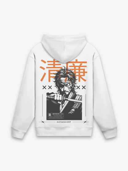 The Samurai White Hoodie