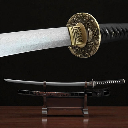 Yugure Katana (Damascus Steel) - 夕暮