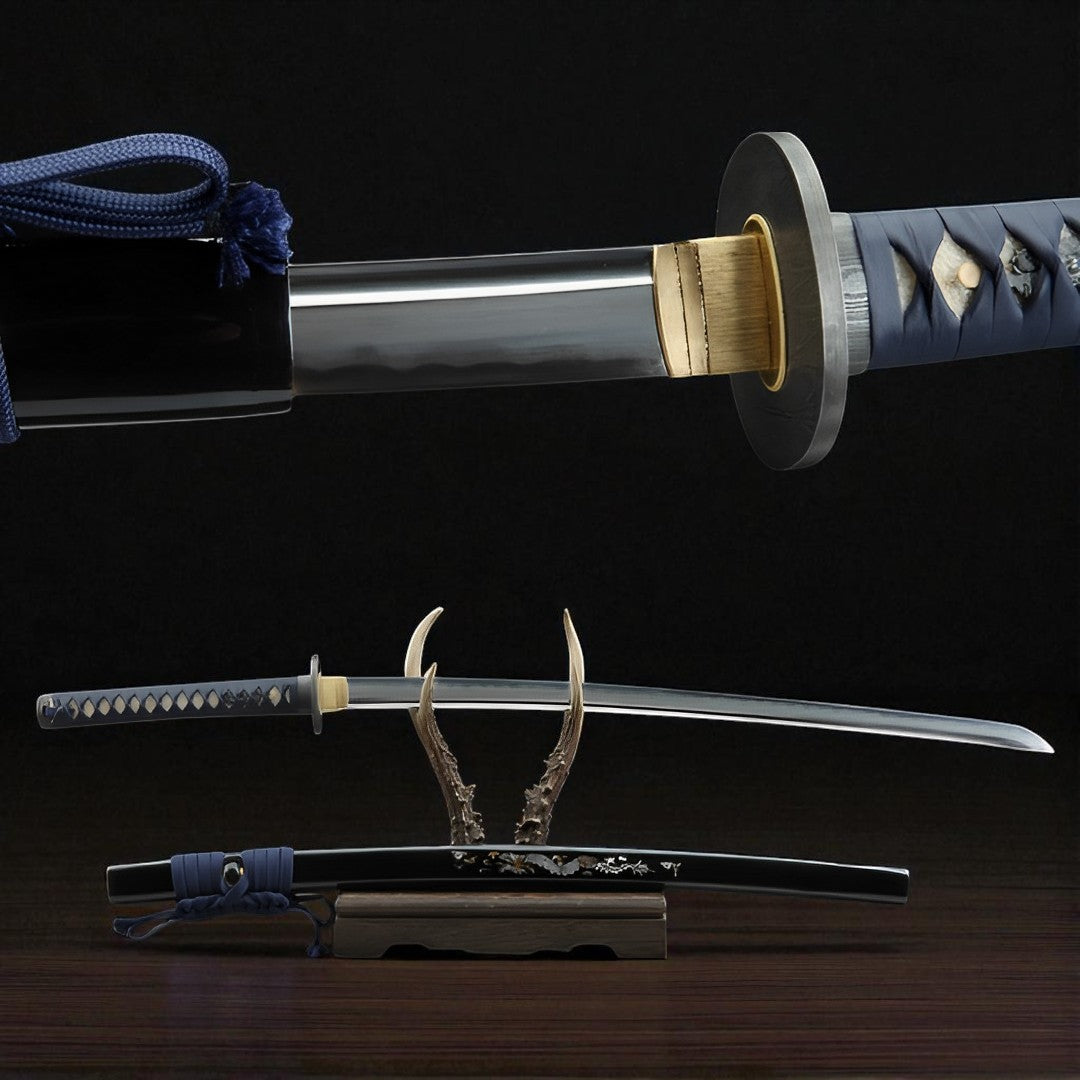 Atsu Katana (Damascus Steel & Genuine Hamon) - 竜巻
