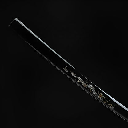 Atsu Katana (Damascus Steel & Genuine Hamon) - 竜巻