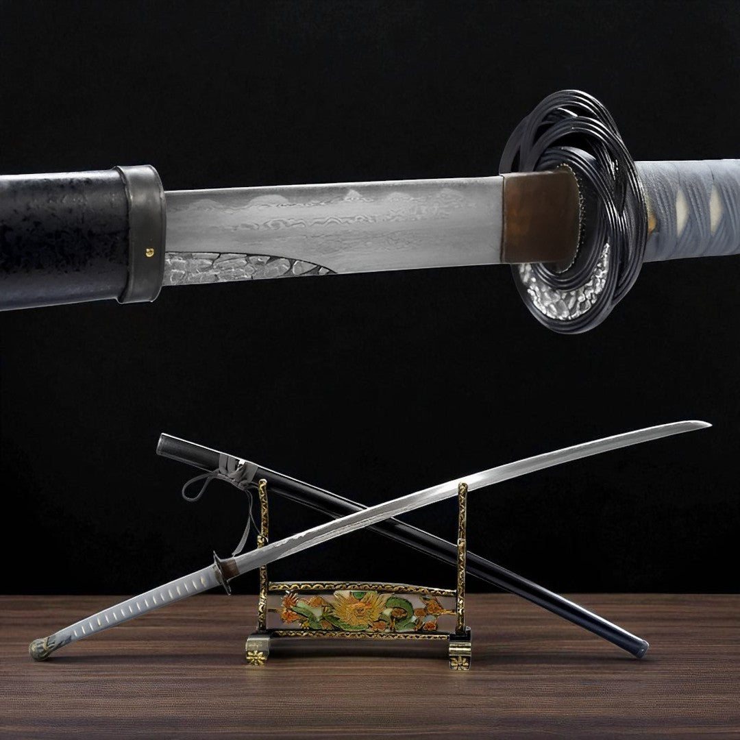 Elden Ring Katana (Damascus Steel & Hamon) - 静刀