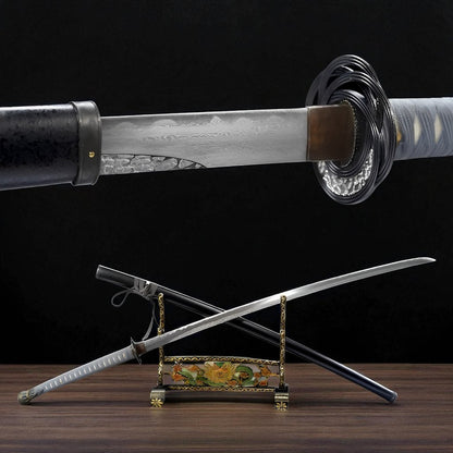 Elden Ring Katana (Damascus Steel & Hamon) - 静刀