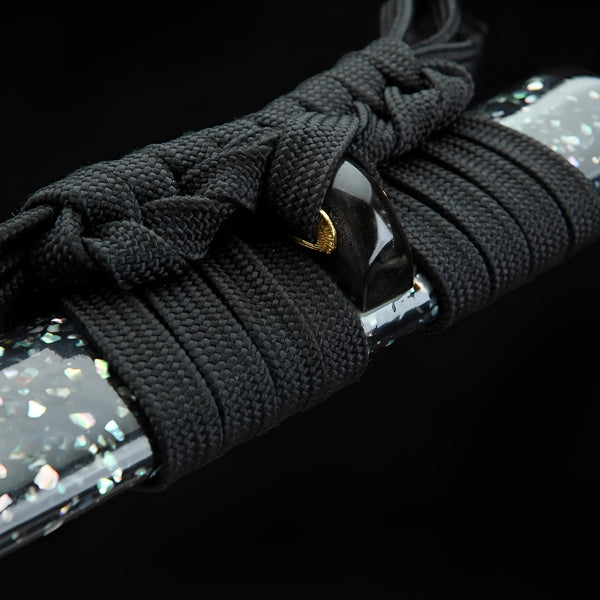 Ginkai Katana (T10 Steel & Genuine Hamon HITATSURA) - full set on display