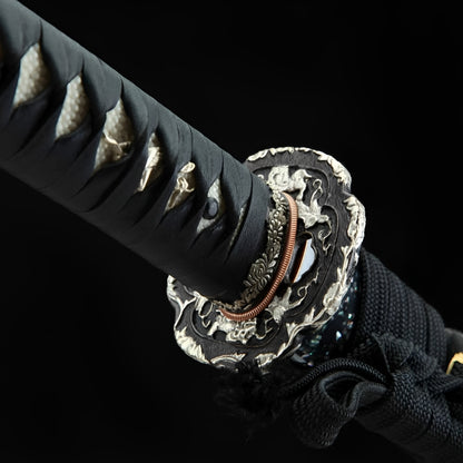 Ginkai Katana (T10 Steel & Genuine Hamon HITATSURA) - 霧雷