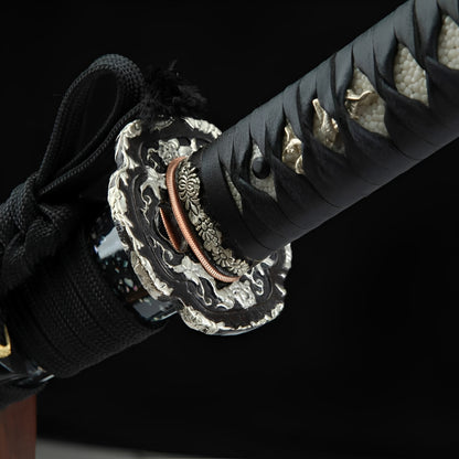 Ginkai Katana (T10 Steel & Genuine Hamon HITATSURA) - 霧雷