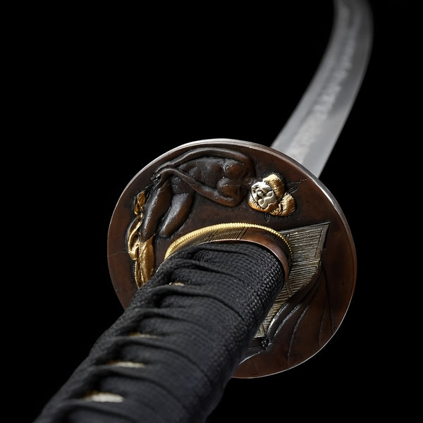 Ginto Katana (T10 Steel & Genuine Hamon) - blade detail